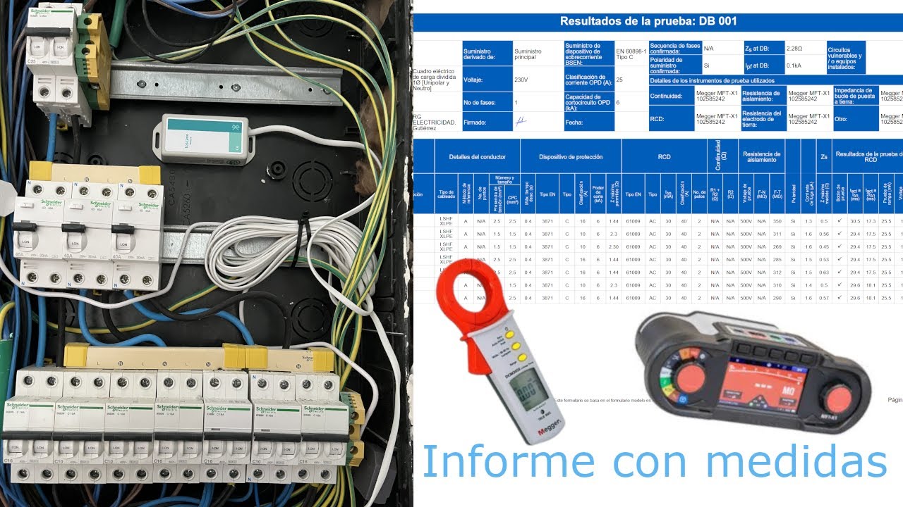 Cómo hacer las medidas eléctricas y el informe con el Cersuite y el MFT-X1 de Megger