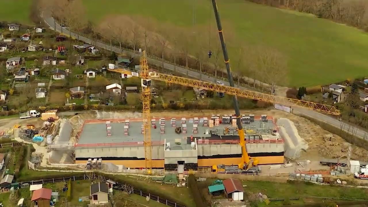 Baustelle Hochbeh&auml;lter Rautal (Zeitraffer 05/20 - 06/22)