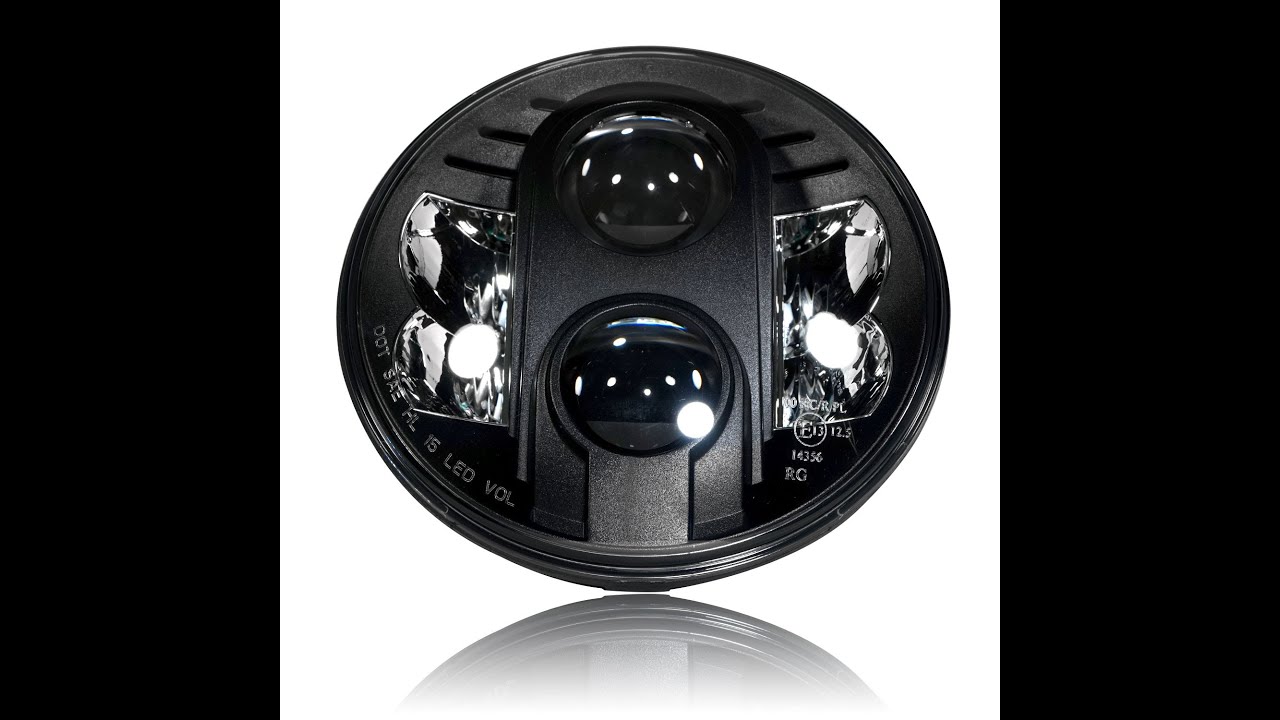 GENSSI 7 Inch Projector LED Headlight DOT Road Legal