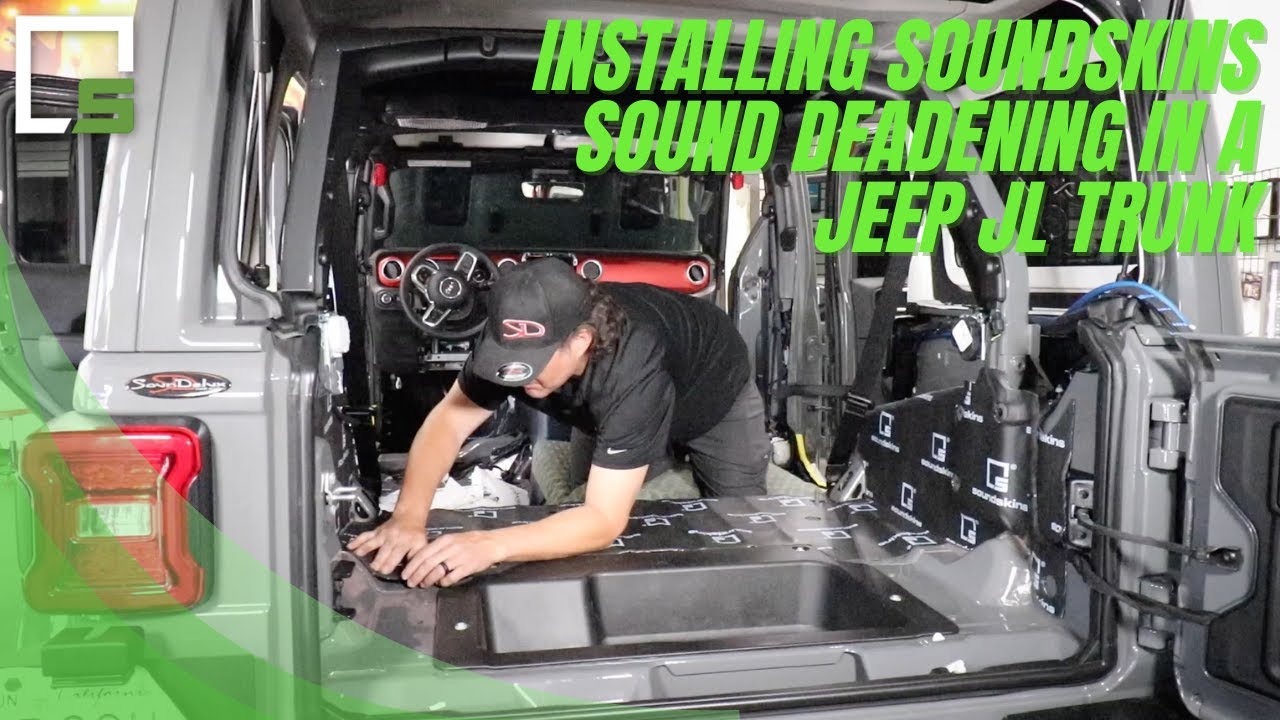Installing Sound Deadening in a Jeep JL Trunk with a SoundSkins Pre-Cut Kit