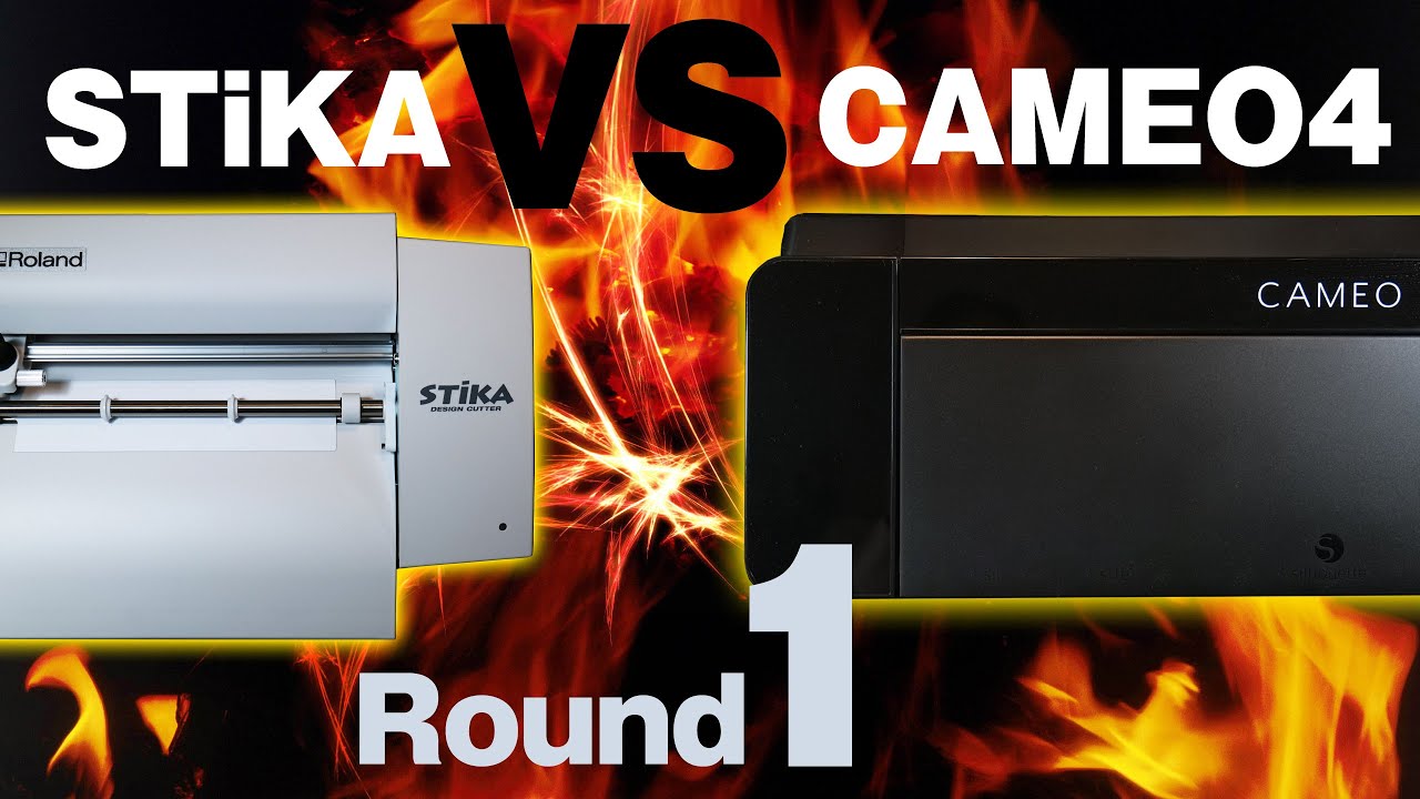 ステカVSカメオ4でカッティング性能対決。小さい文字が切れるのはどっち！？【STIKA】【CAMEO4】