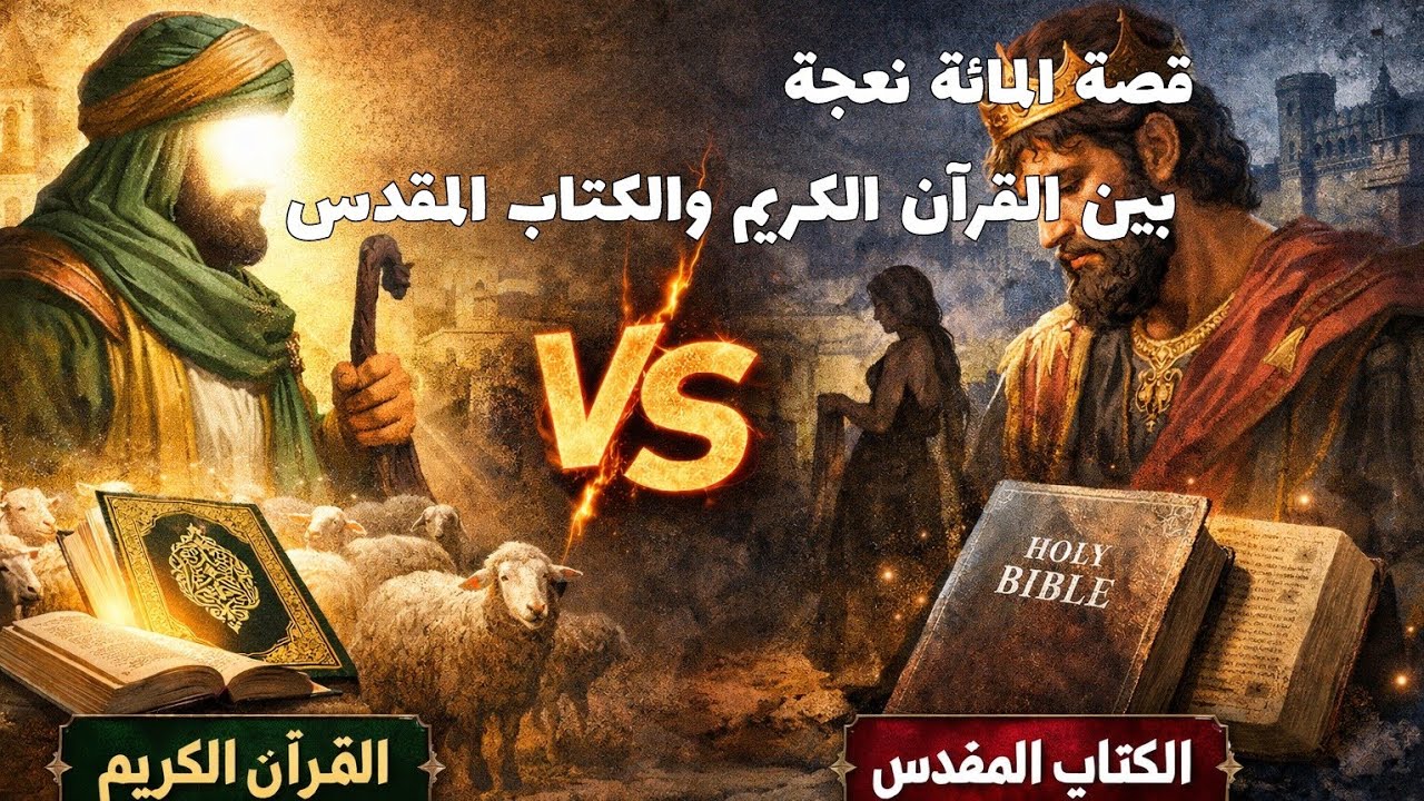 قصة النعجة رقم مائة: كيف قدّم القرآن داوود نبيًا… بينما ترويها التوراة بشكل مختلف؟