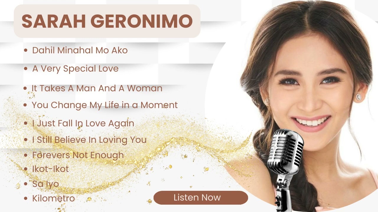 SARAH GERONIMO GREATEST HITS 2025 | Best Songs of Sarah G (Non-Stop Playlist)