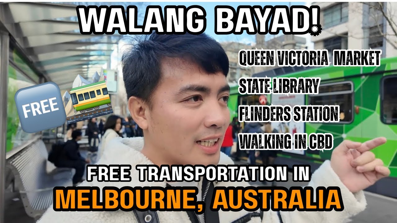 FREE TRAM IN MELBOURNE CBD! Ang Daming Tao dito!