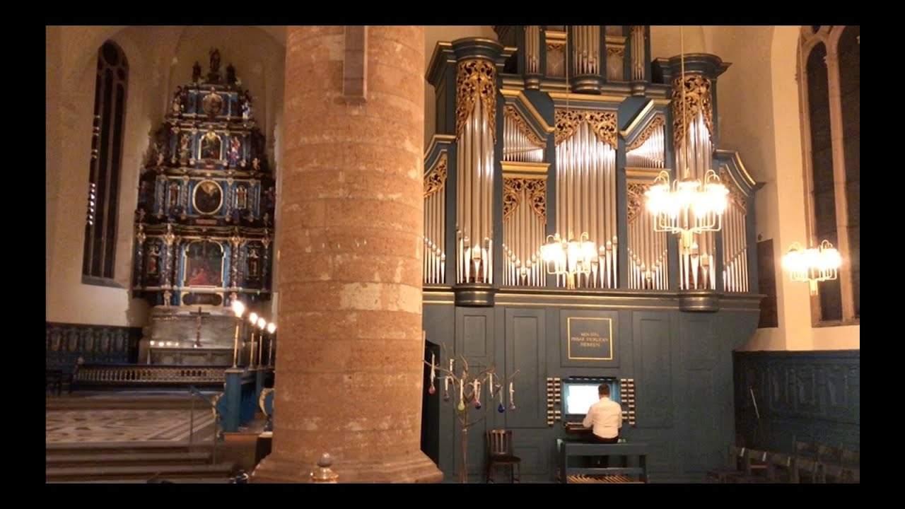 J. S. Bach: Jesu, meine Freude BWV 713. Henrik Berg, organ.