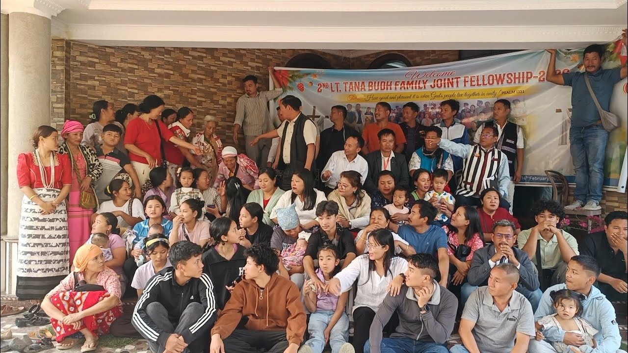 Big family means big Dream's🤣2nd Family Joint Fellowship// Chimpu//Itanagar#arunachalpradesh/14/2/26