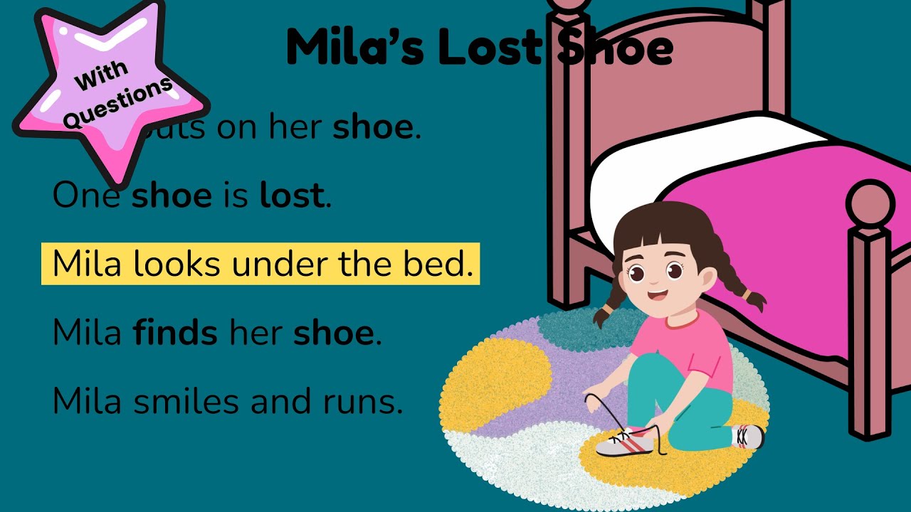 Simple Stories and Comprehension Practice | Early English Reading Practice