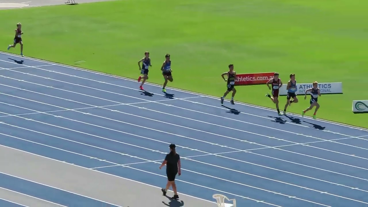 800m U13 Men Final, Australian Junior Championships, QSAC 13 April 2023