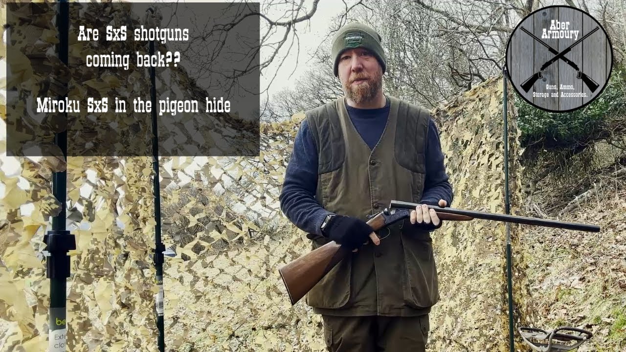 Miroku Side by Side on a pigeon shoot.