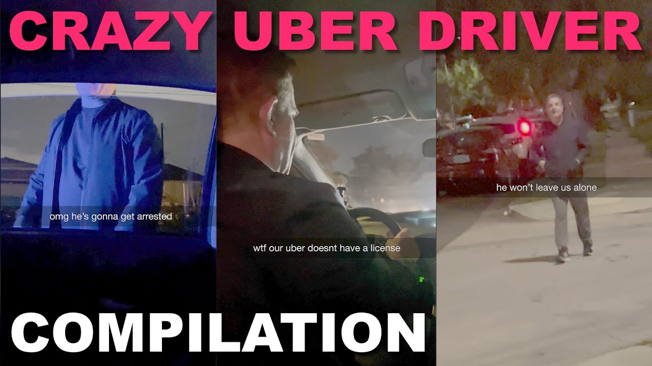 CRAZY Uber Driver CAUGHT On Snapchat - (All Todd Glass Uber Driver Bits)