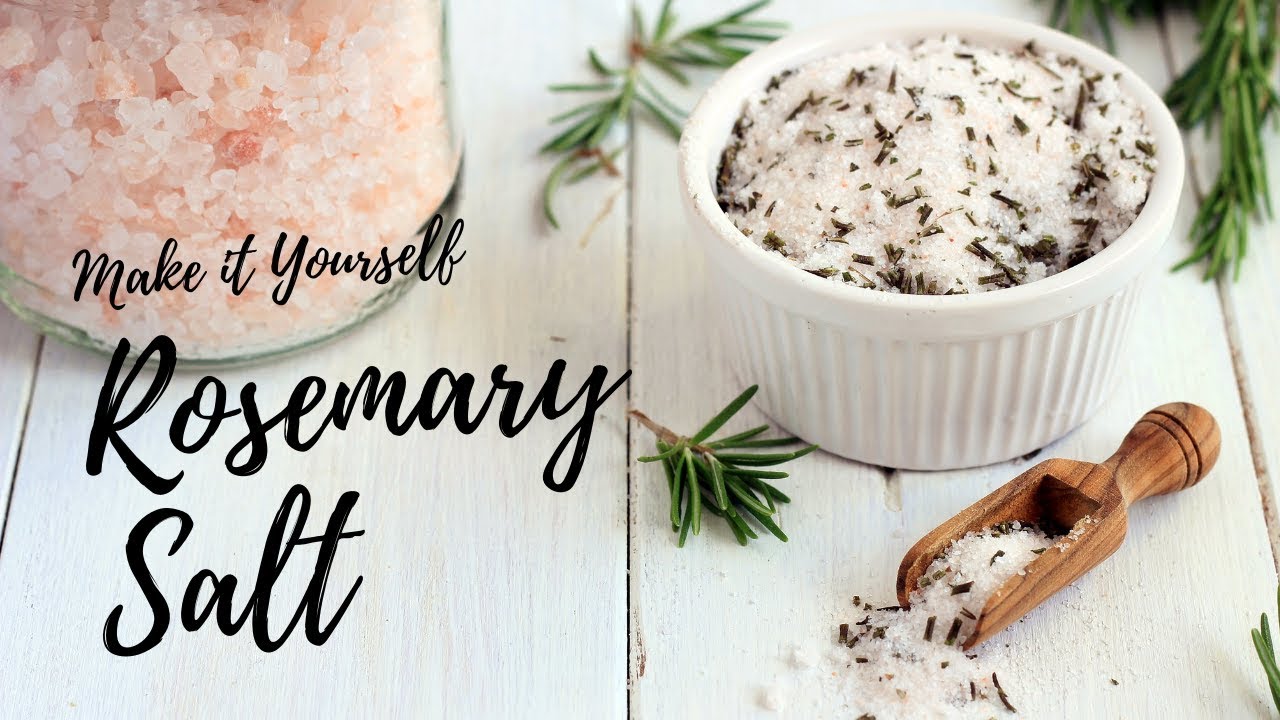 ROSEMARY SALT | PRESERVING HERBS | GARDEN DIY | INTHEKITCHENWITHELISA