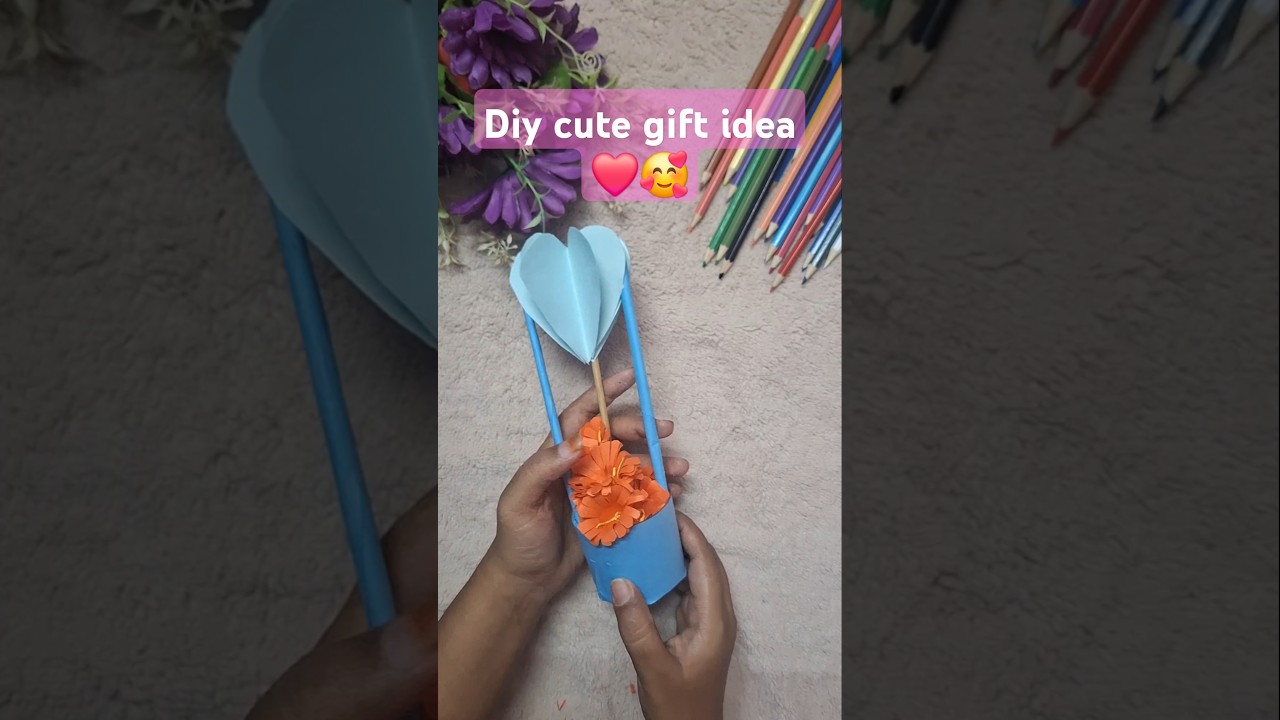 ❤️cute gift idea🥰 #shorts #youtubeshorts #craft #giftmaking #simplegiftidea #gift #trending #viral