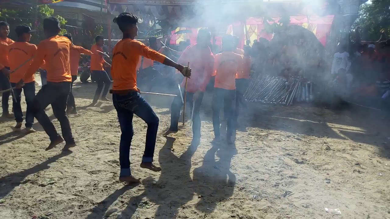 🚩DOMATH😍 jhanda mela  ,aakh mare dandiya song🥢