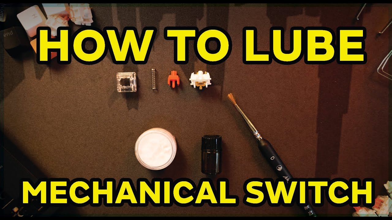 How to lube mechanical switch ft. Gateron Reds