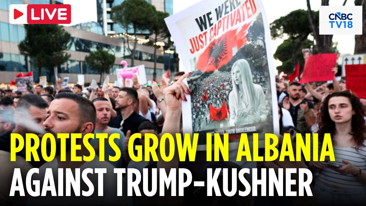 LIVE: Albanians Protest Against Trump Jared Kushner-Linked Luxury Resort Plan | Ivanka Trump | N18G