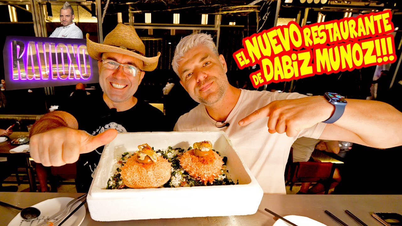 Probando el NUEVO RESTAURANTE de DABIZ MUÑOZ: RAVIOXO - Pedimos TODA LA CARTA