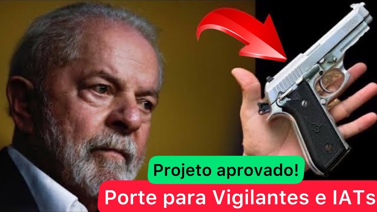 Porte de arma para vigilantes e IATs projeto aprovado!