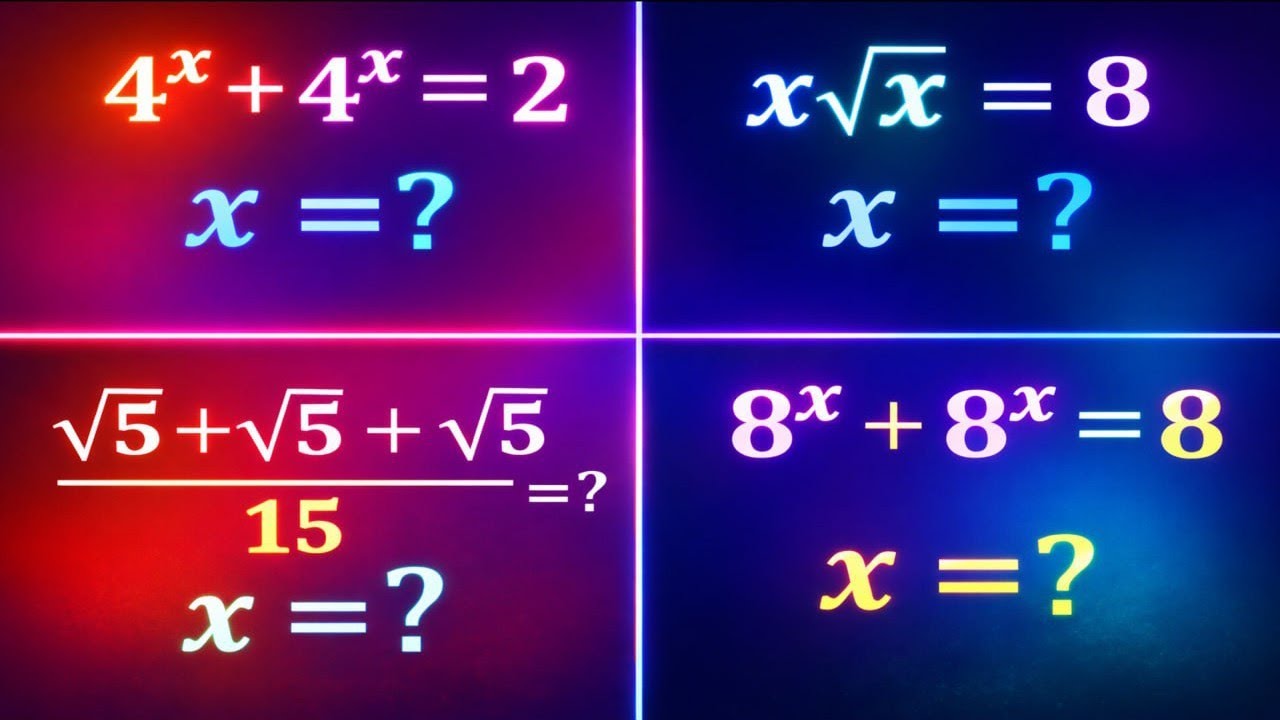 Solve Just ONE of These 4… You’re a Genius