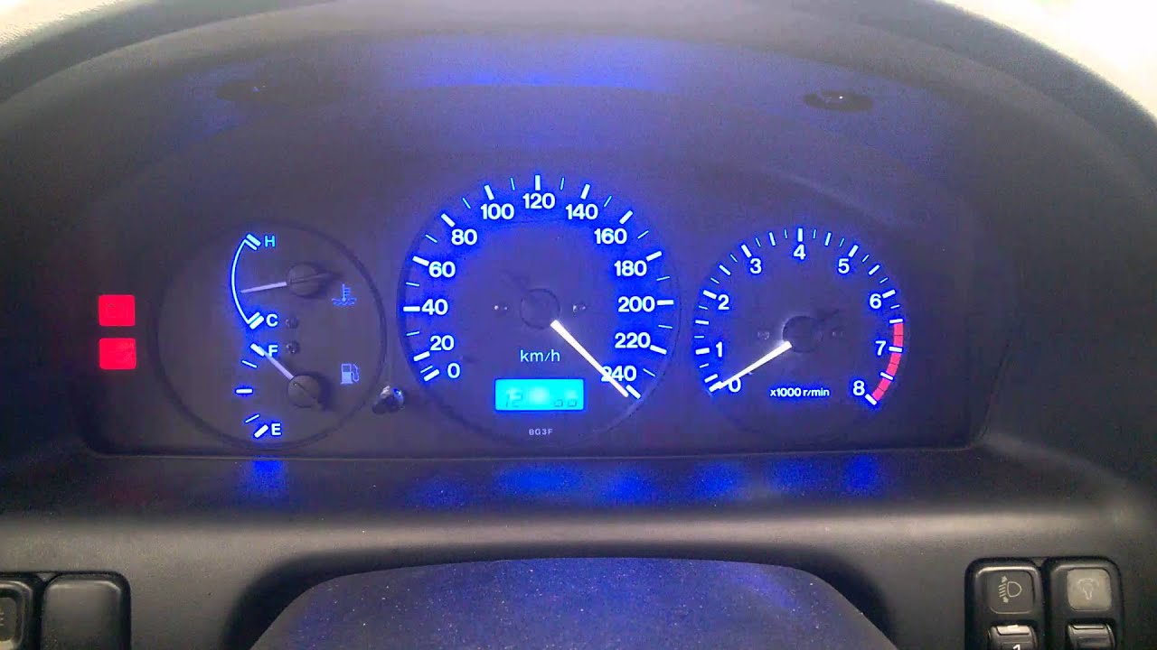 Выставление стрелок через режим диагностики Mazda 323F BA рестайлинг