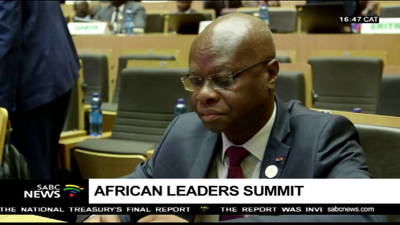 African leaders meet at the African Union headquarters