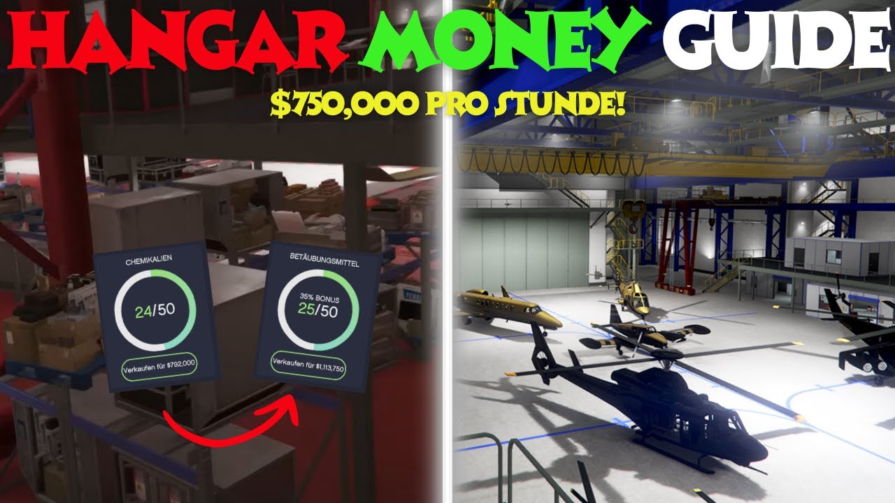 MILLIONEN machen mit dem HANGAR in GTA ONLINE! - GTA ONLINE MONEY GUIDE