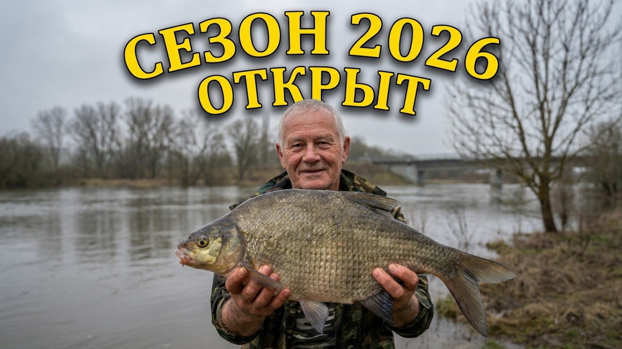 Сезон 2026 открыл.Очень холодно.Клев стабильный.