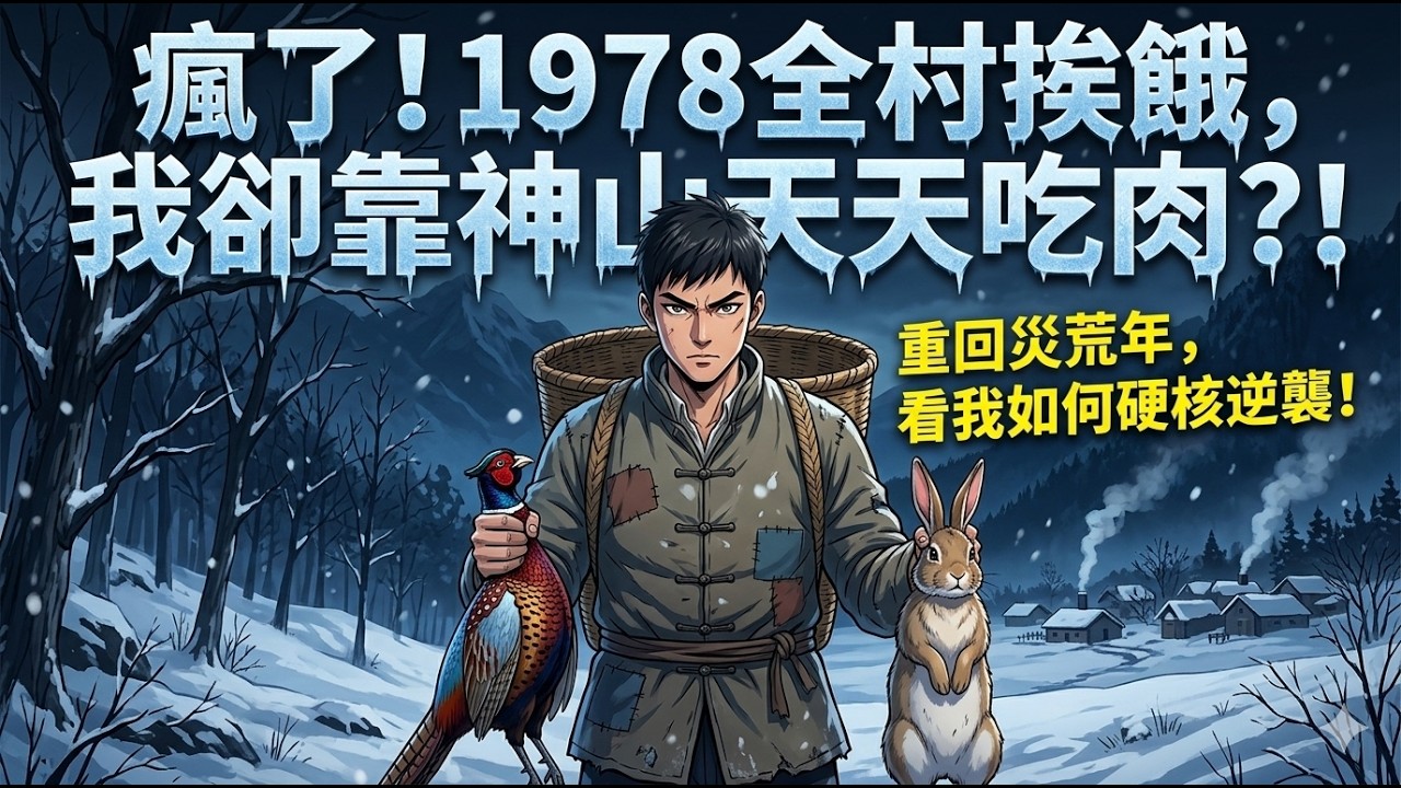 [一口氣看完] 1978年全村餓肚子，我家卻天天野豬肉換著吃？重回饑荒年代，我守著一座神山逆天改命！全村都笑我是傻子，直到看見我家餐桌... | 荒年 | 年代爽劇