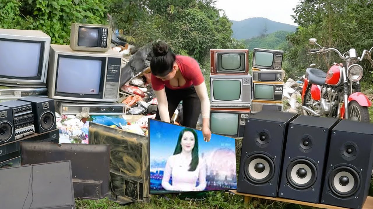They Called It Junk, But a Mechanical Girl Proved Everyone Wrong Restoring an Old TV