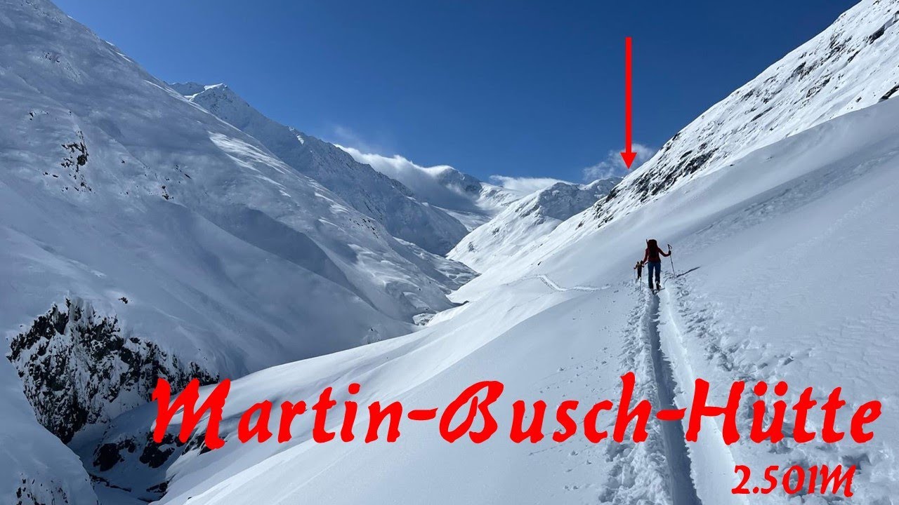 Zustieg Winter Martin Busch H&uuml;tte 2.501m von Vent, erste Eindr&uuml;cke | Traumwetter | Lawinengef&auml;hrdung