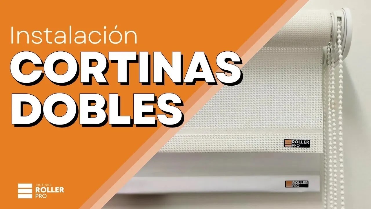 07 | Cómo instalar cortinas roller DOBLES paso a paso | Roller Pro