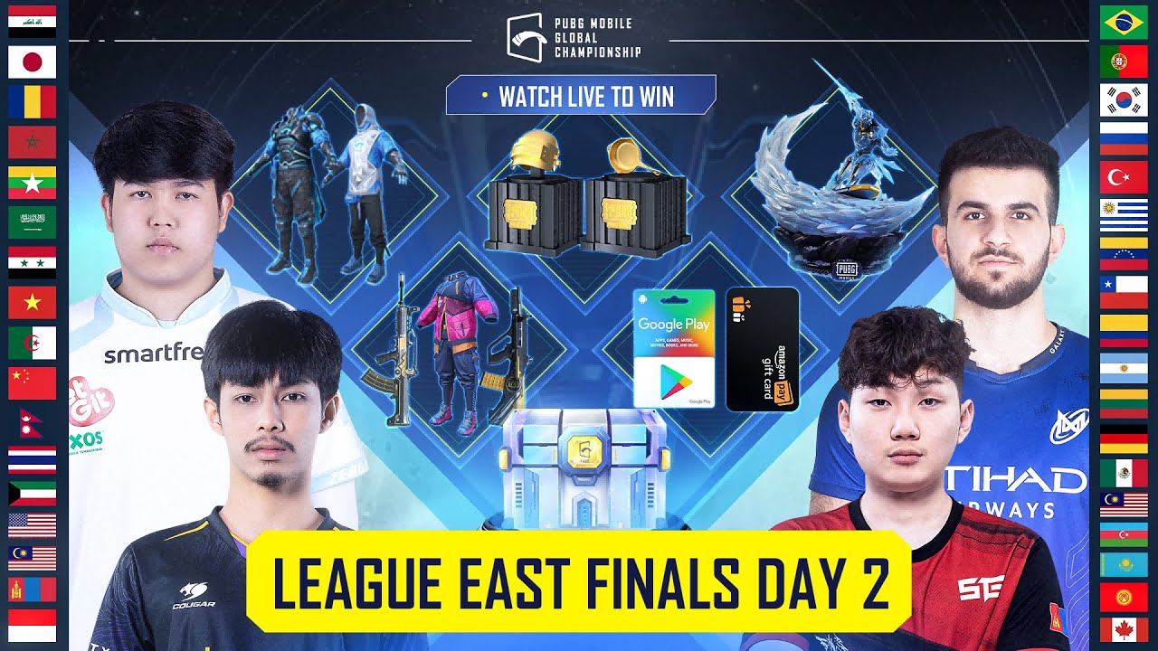 [EN]&nbsp;PMGC&nbsp;2021&nbsp;League&nbsp;East&nbsp;|&nbsp;Finals&nbsp;Day&nbsp;2&nbsp;|&nbsp;PUBG&nbsp;MOBILE&nbsp;Global&nbsp;Championship