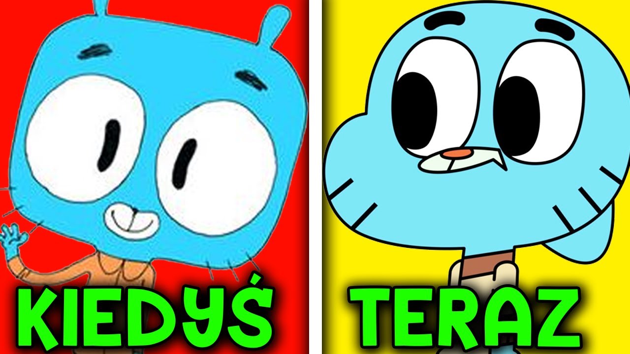 kresk&oacute;wki KIEDYŚ i TERAZ (Niesamowity Świat Gumballa, Spongebob, Ben10)