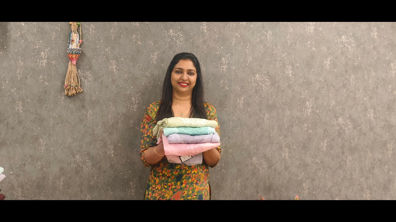Chiffon and Kota Unstitched Suits Collections ✨ || 𝐆𝐋𝐈𝐓𝐙𝐈𝐍𝐃𝐈𝐀 FASHIONS 💖