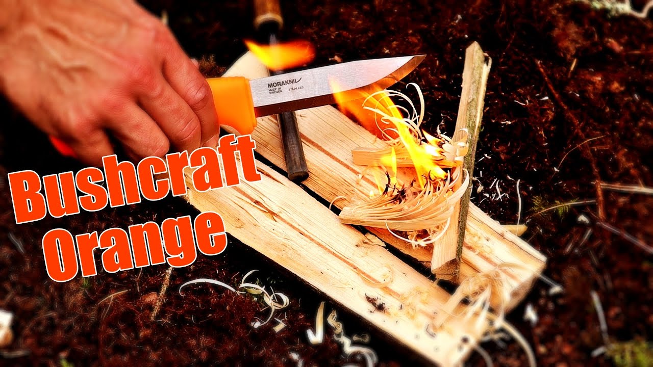 Mora Bushcraft Orange — отличный бюджетный походный нож
