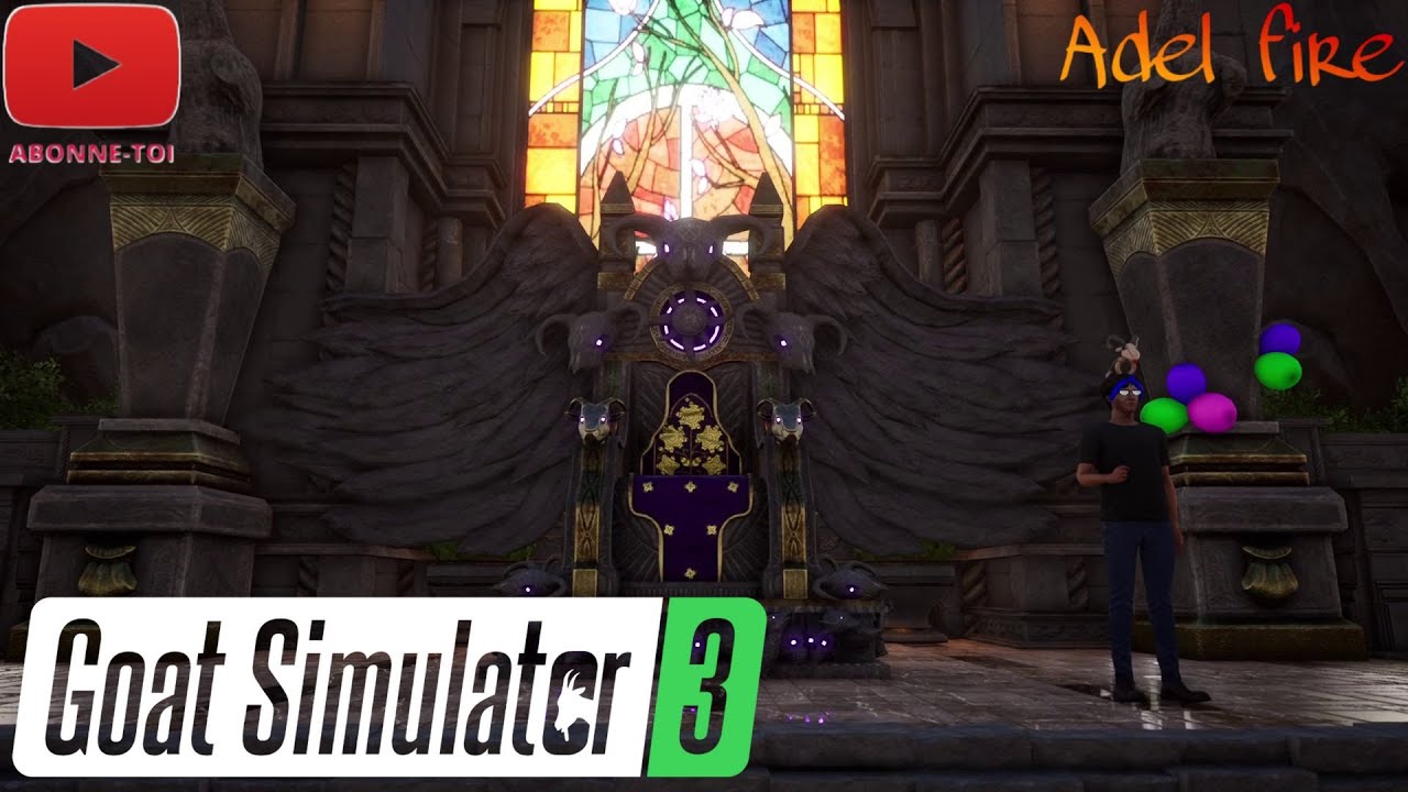 Goat Simulator 3 : je débloque tout dans la tour des chèvre je suis le roi des Goat 🐐