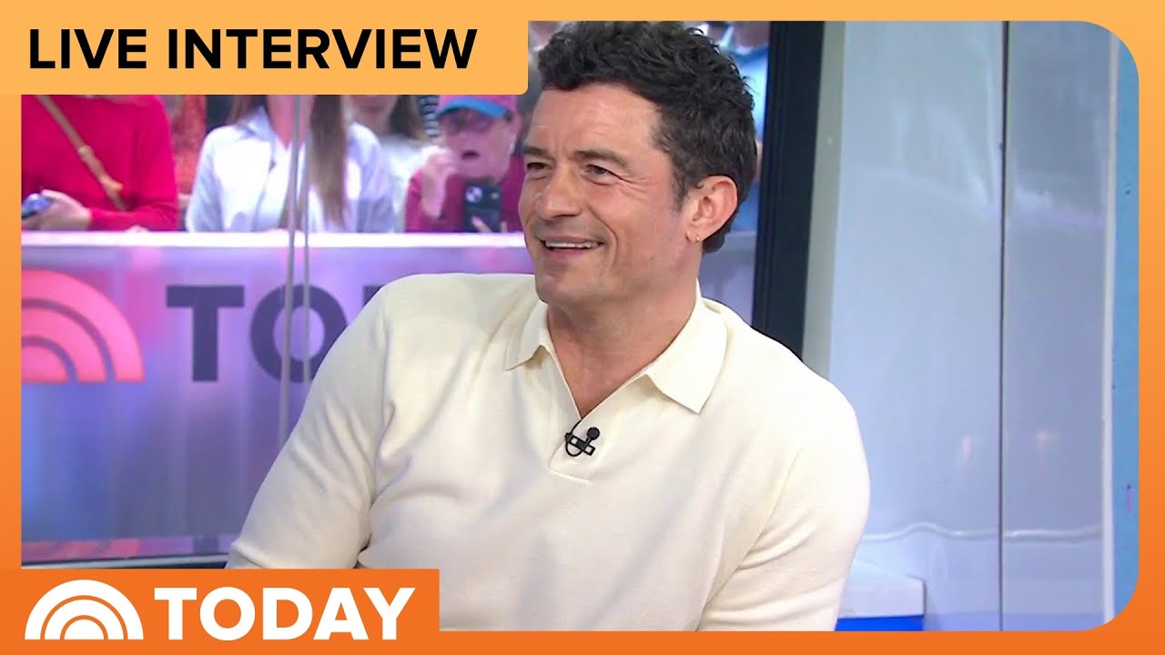 See Orlando Bloom's Dog, Biggie, Take Over His TODAY Interview