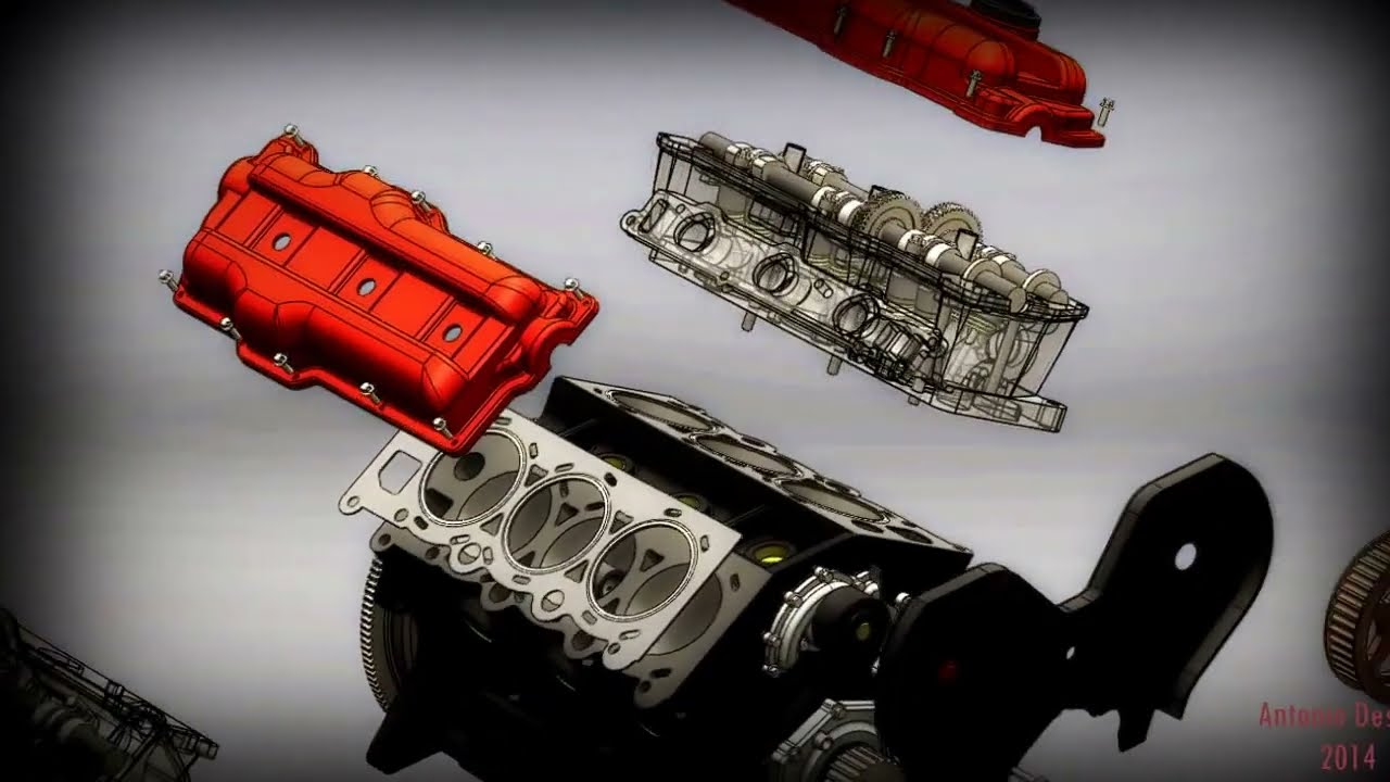 Engine V6 TOYOTA 3VZFE