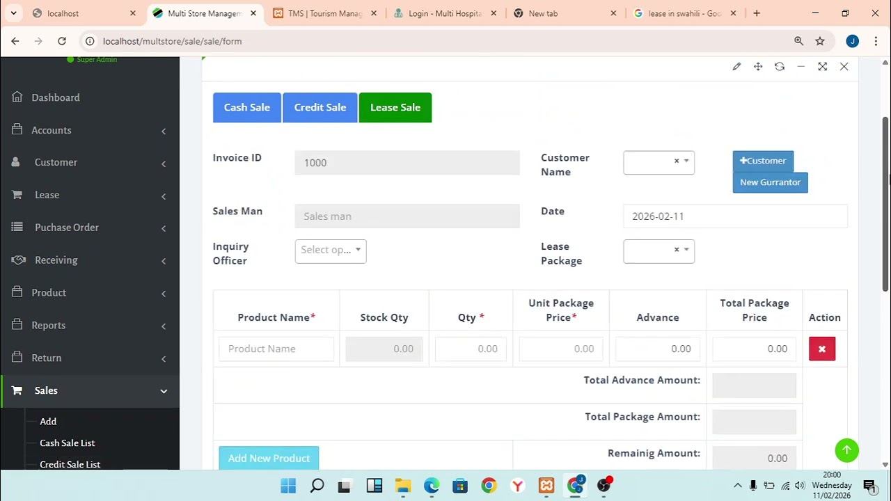 Mult store Mnanagement system
