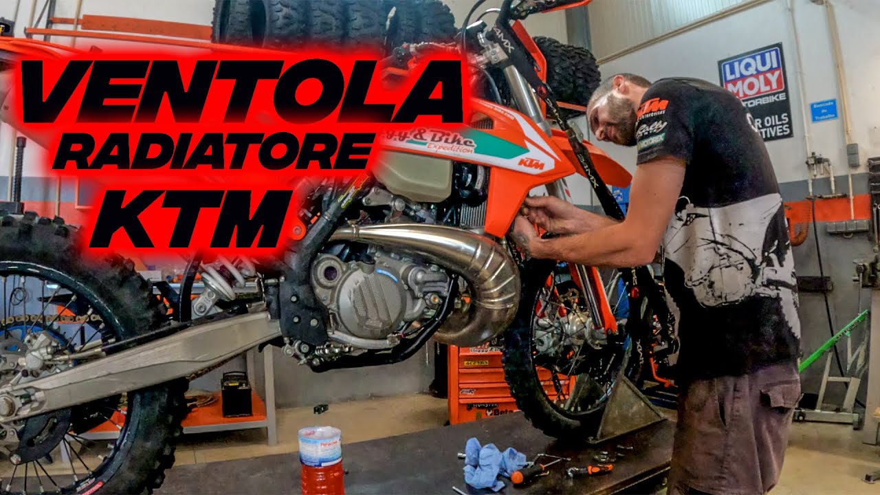 Come montare la VENTOLA del RADIATORE su KTM TPI