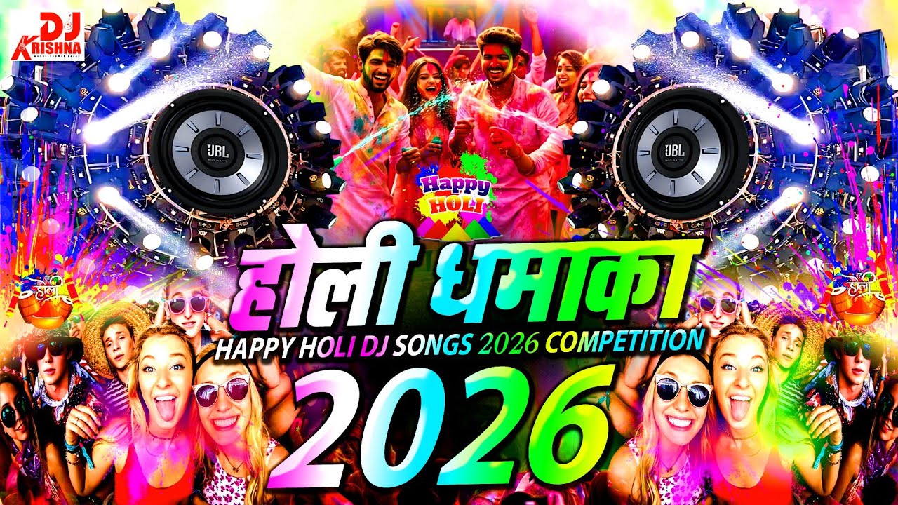HAPPY HOLI (DJ GANA 2026) | होली | holi dhamaka song | HOLI dj songs | Competition 2026 HOLI Songs