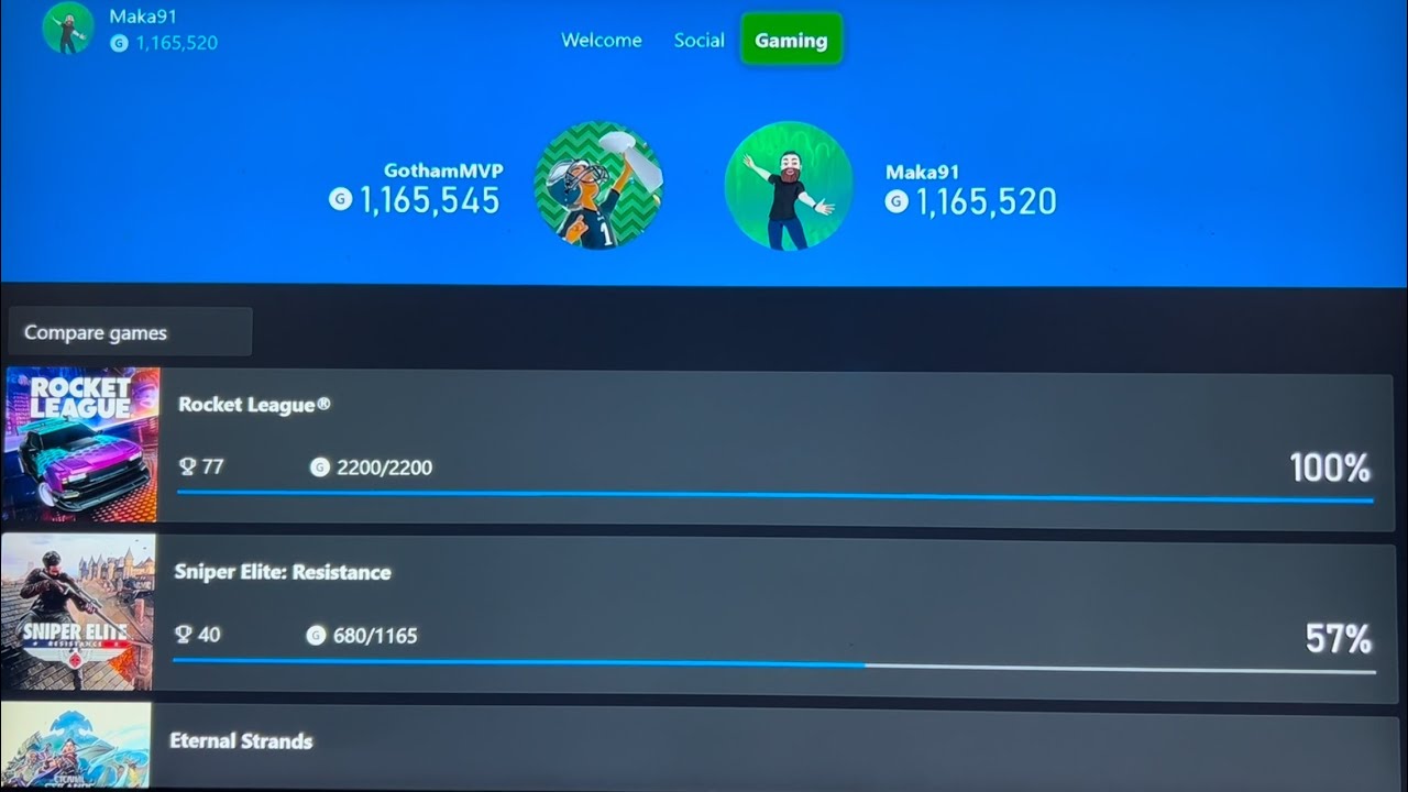 I Passed Maka91 In Gamerscore!
