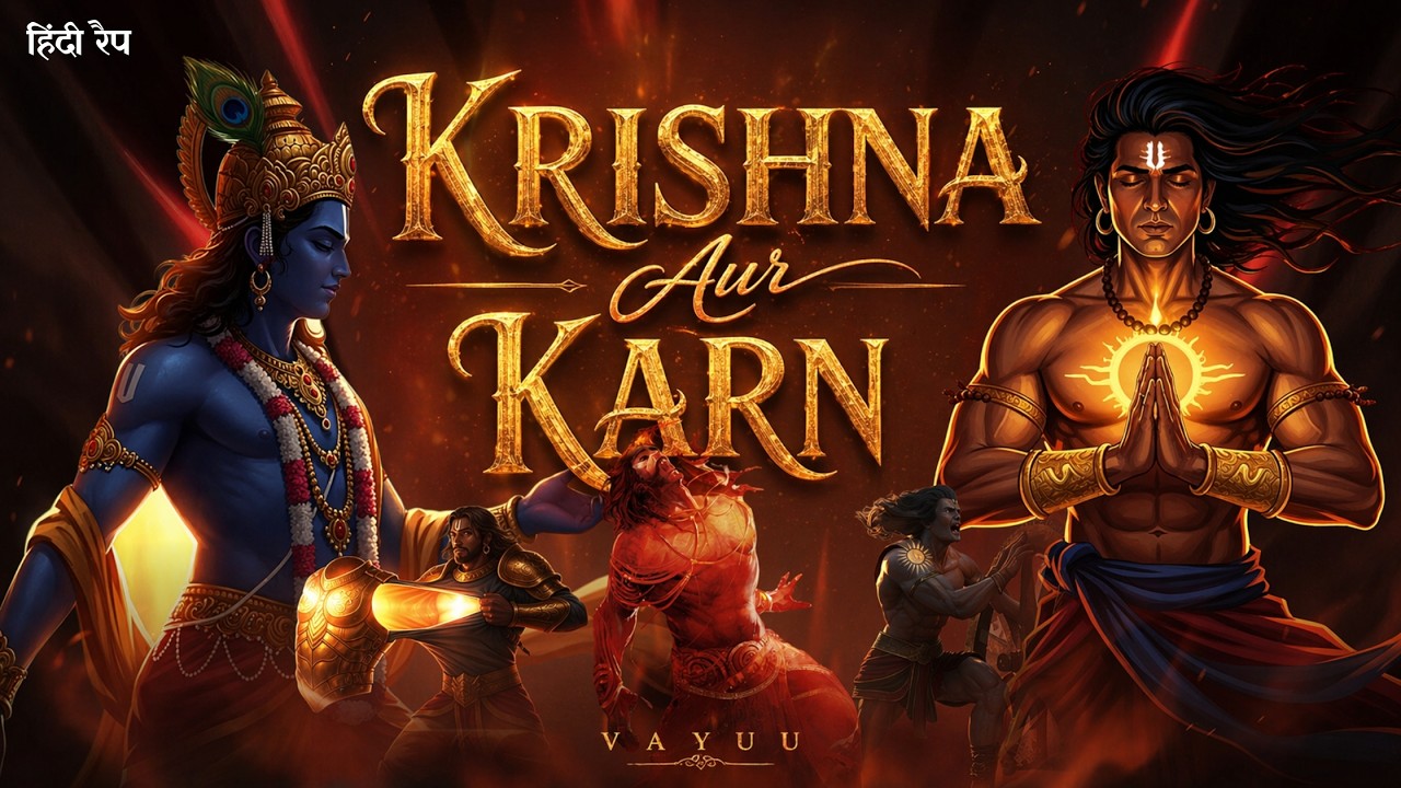 Krishna Aur Karn | Last Epic Conversation Of Mahabharat - Vayuu | Daanveer Karna | Hindi Rap