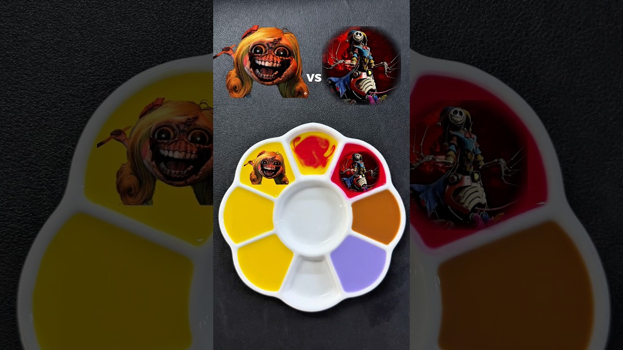 Poppy Playtime Chapter 5 Color Mixing (part 10) #satisfying #poppyplaytime #colormixing #games #art