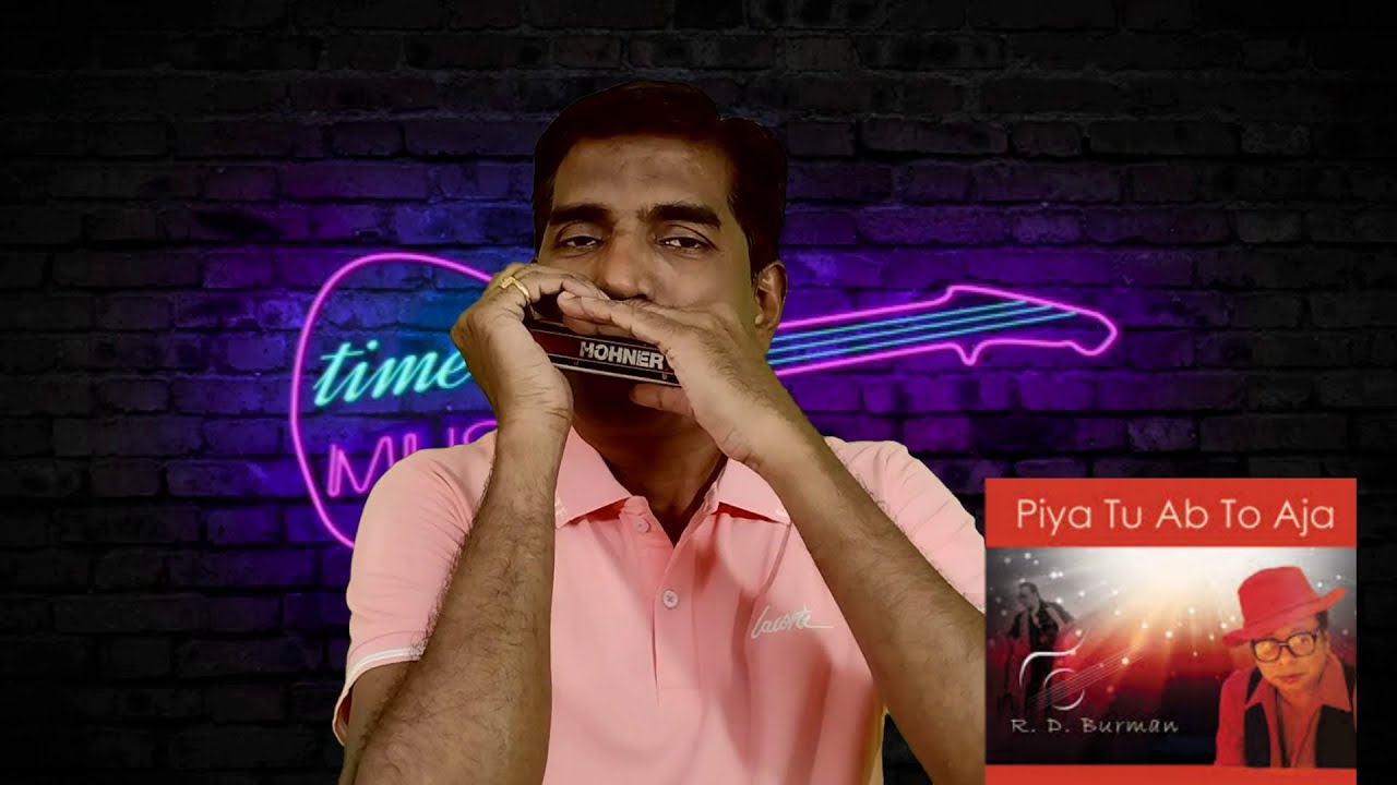 Piya tu ab to aaja - played on Harmonica by Prashant Bhosle.