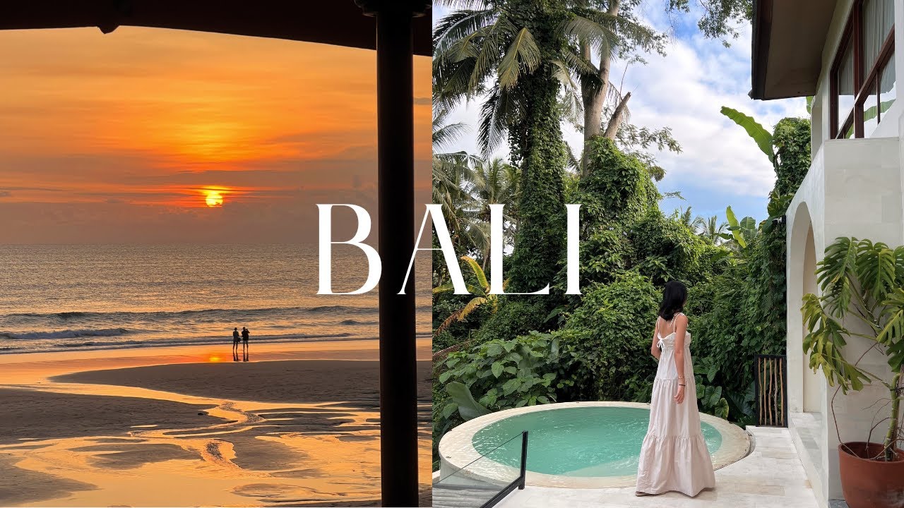 bali vlog |  first vlog using DJI pocket 3, aesthetic spa spots, exploring new places in canggu