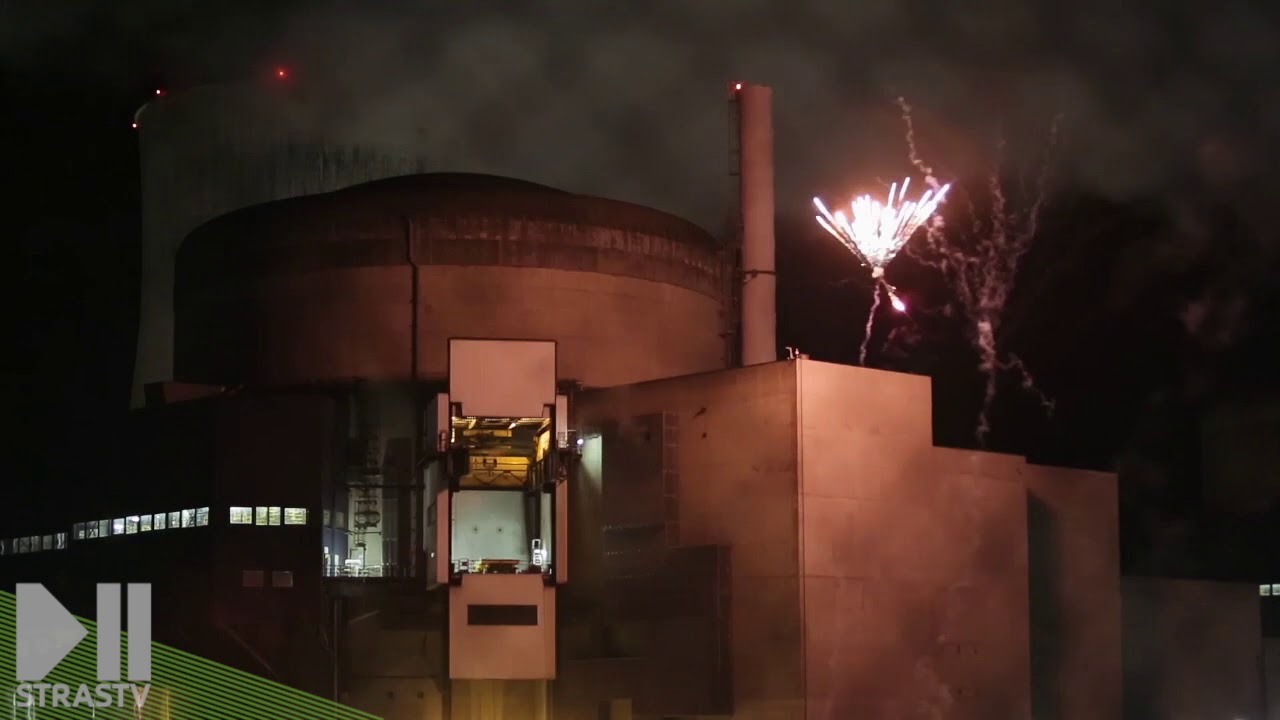 Greenpeace fait des étincelles à la centrale nucléaire de Cattenom