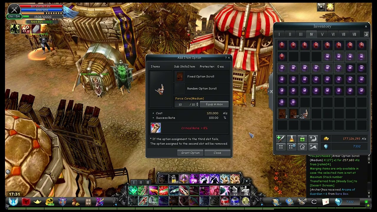 TRIPLE CRITICAL RATE l Shadow titanium helm for BLADER- CABAL Ultimate Combo SEA (BL)
