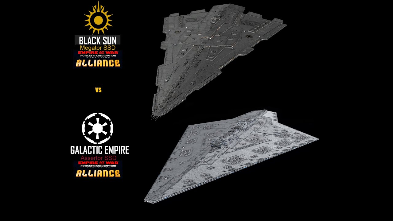 Megator SSD vs Assertor SSD - Star Wars - Empire at War