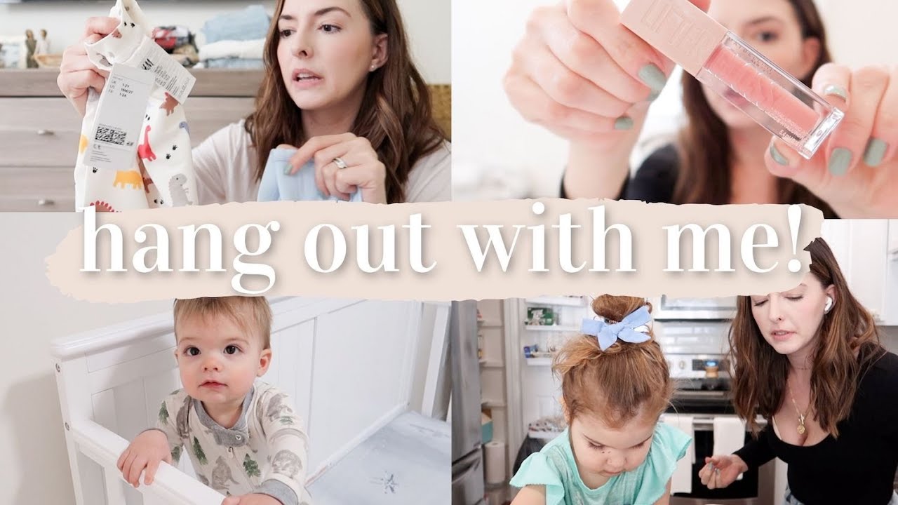 mini h&m haul, baking with riley, new makeup! | MOM VLOG | KAYLA BUELL