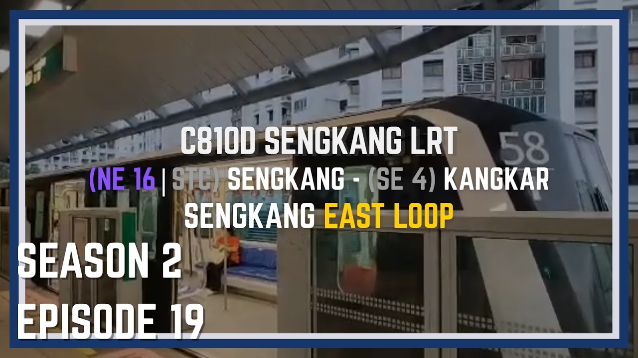 Sengkang C810D (East Loop) Debut |  (NE16 | STC) Sengkang - (SE 4) Kangkar